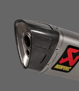 Akrapovic end cap set carbon - end,