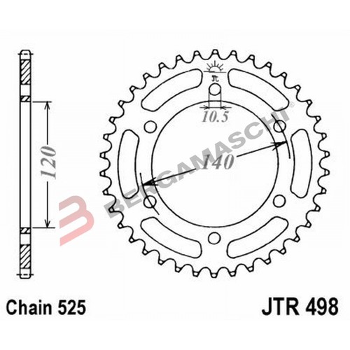 Corona 498 z45 kawasaki 750 - jt,