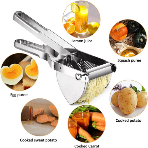Heavy duty steel potato - duty, ricer