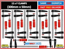 12 x F Clamps Bar Clamp Heavy