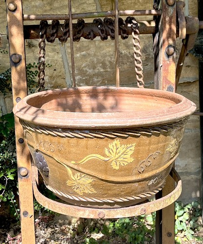 Extra large terracotta glazed - terracotta,