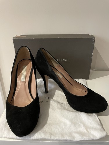 Pied terre black suede - pied, terre: