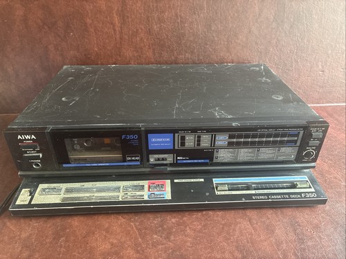 Aiwa f350 stereo tape cassette - tape,