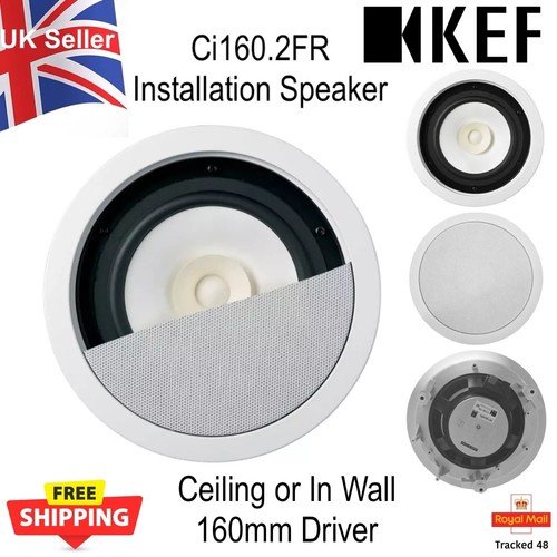 Kef ci160 2fr ceiling speaker - kef, ci160.2fr