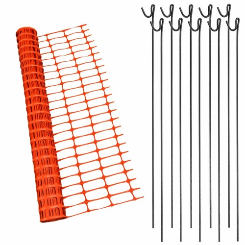Orange plastic mesh safety - orange,
