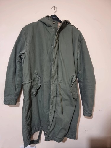 Zara parka olive khaki - zara,