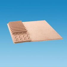 Caravan Drying Rack Microfibre Mat Compact Foldable Dish Drainer Beige Motorhome