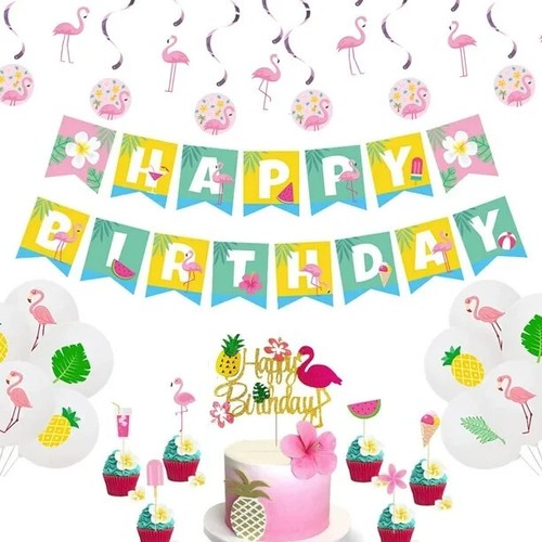 Flamingo happy birthday - flamingo,