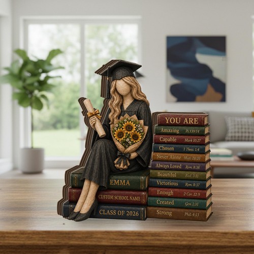 Custom graduation wooden block - graduation,