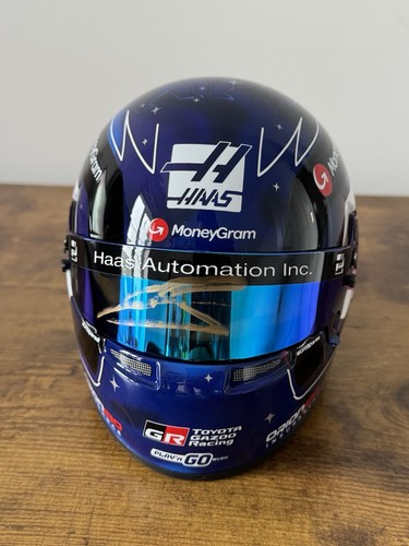 Signed haas bell - haas, helmet