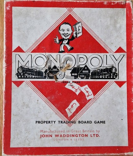 1940s vintage monopoly - vintage,