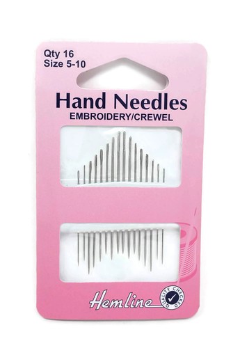 Hand sewing needles - hand,