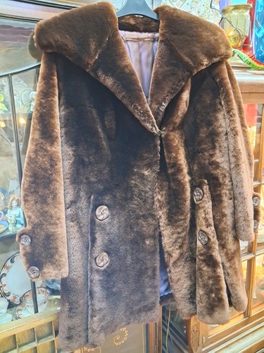 Vintage real pannofix - fur, coat