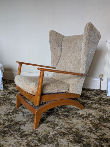 Wingback upholstered sprung - upholstered,