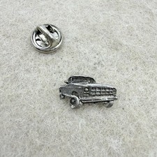 Vintage Silver Tone Chevrolet Pick Up Truck Car Pin Collectible Fun Accessory