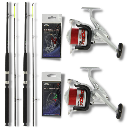 Sea fishing boat rods - boat,