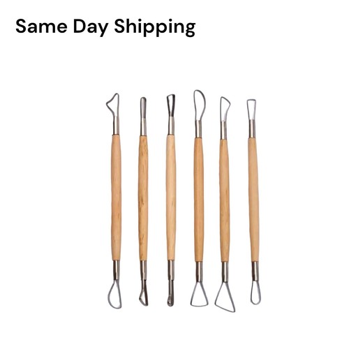 6pcs clay pottery - 6pcs, tool