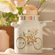 Enamel Pitcher with Handle