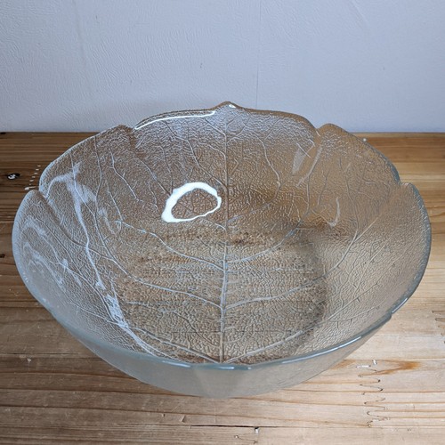 70s vintage glass leaf - 70s,