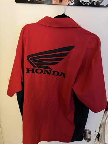 Honda racing button shirt - racing,