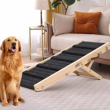 Adjustable Heights Dog Pet Ramp Foldable Stairs Non-Slip Ramp for Car Bed Sofa