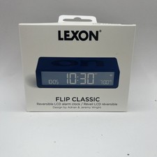 Lexon Minut Alarm Clock Flip