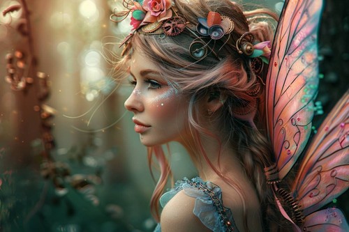 Stunning fairy canvas picture - canvas,