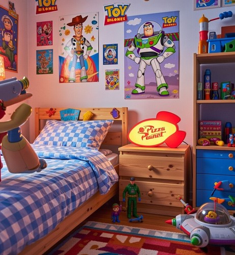 Pizza planet logo lamp - pizza, –