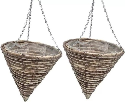 Hanging basket two - hanging, 12"