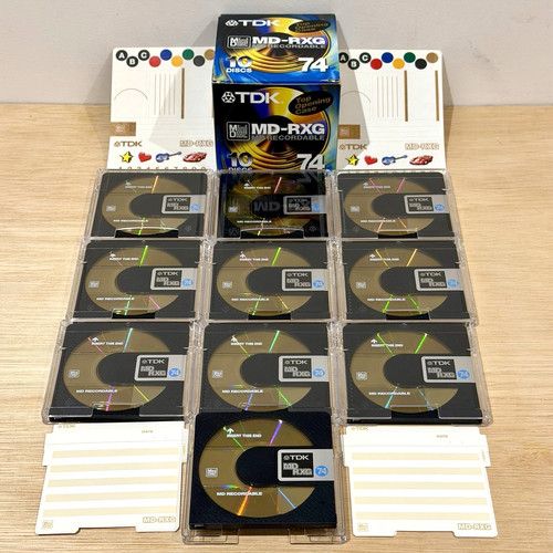 Minidiscs 10x recordable tdk - minidiscs,