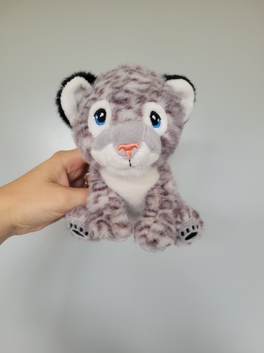 Wild snow leopard soft plush - snow,