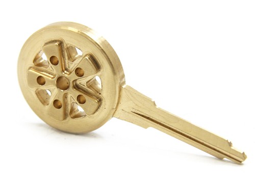 Blank key shank golden - in,