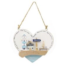 Heart-Shaped Seashore Plaque |