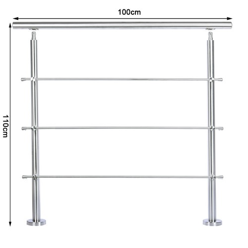 Stainless steel handrail stair - stainless,