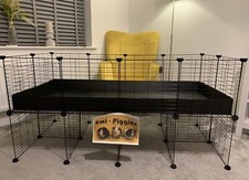 4x2 C&C Cage With Stand And 3mm Correx Liner - Guinea Pig Run Set Up Enclosure