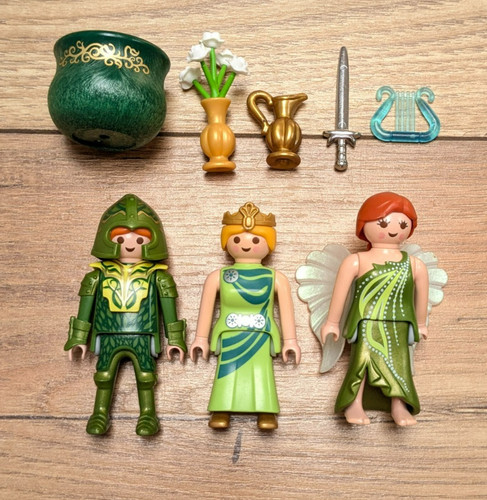 Bundle playmobil green castle - bundle,