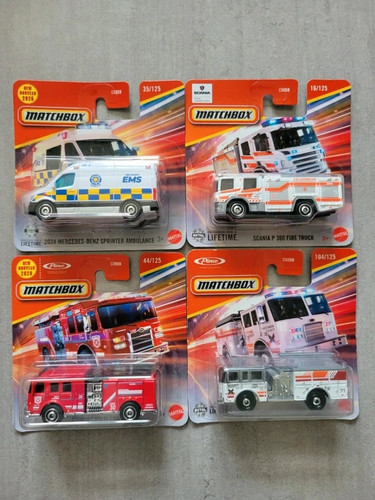 Matchbox emergency vehicles