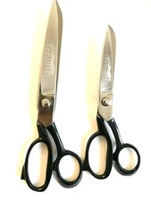 Stainless Black Handle 8'' & 10'' Dress Making Cloth Cutting Taylor Scissors