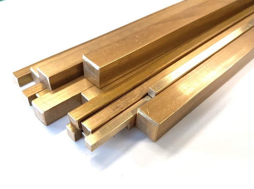 Brass square bar rod - brass,