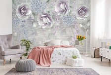 3D Purple Flower R2932