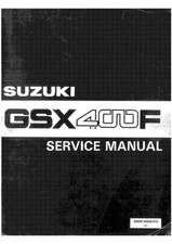 Suzuki GSX 400 F Service