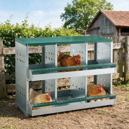 6compartment chicken nest box - 6compartment,