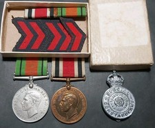 WW2 Medals & Badges, Section Leader B. J. Price Northampton S Constabulary. #1