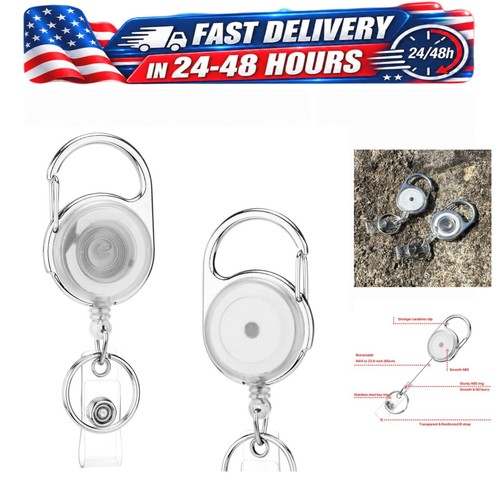Qreel retractable badge reel - badge,