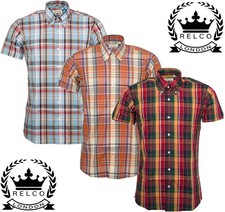 Relco Mens Check Short Sleeve