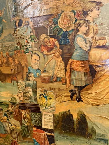 Victorian decoupage folding - victorian,