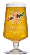 1 x San Miguel Half Pint Glass