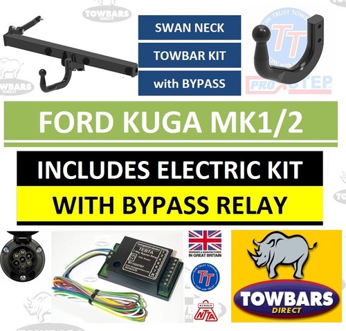 Swan neck towbar - swan, for
