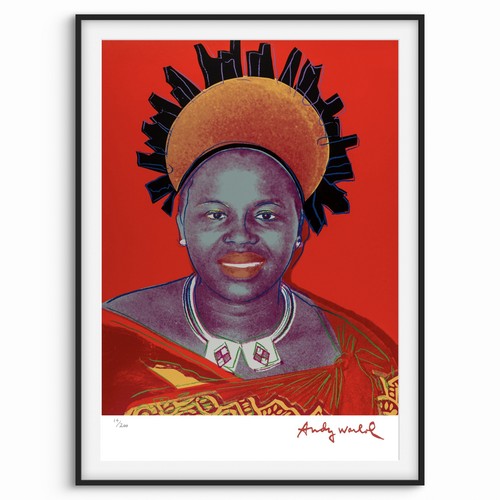 Andy warhol signed queen - andy,
