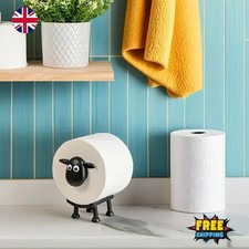 1Pc Sheep Toilet Paper Holder – Free Standing Funny Black Sheep Bathroom Decor